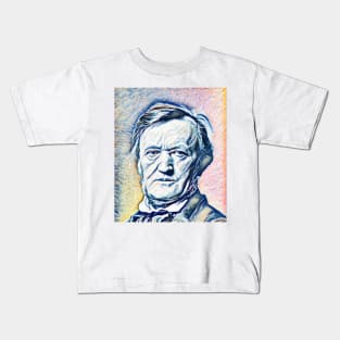 Richard Wagner Portrait | Richard Wagner Artwork 12 Kids T-Shirt